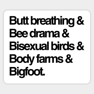 Bisexual birds, body farms, and other weird things we learned this week Magnet